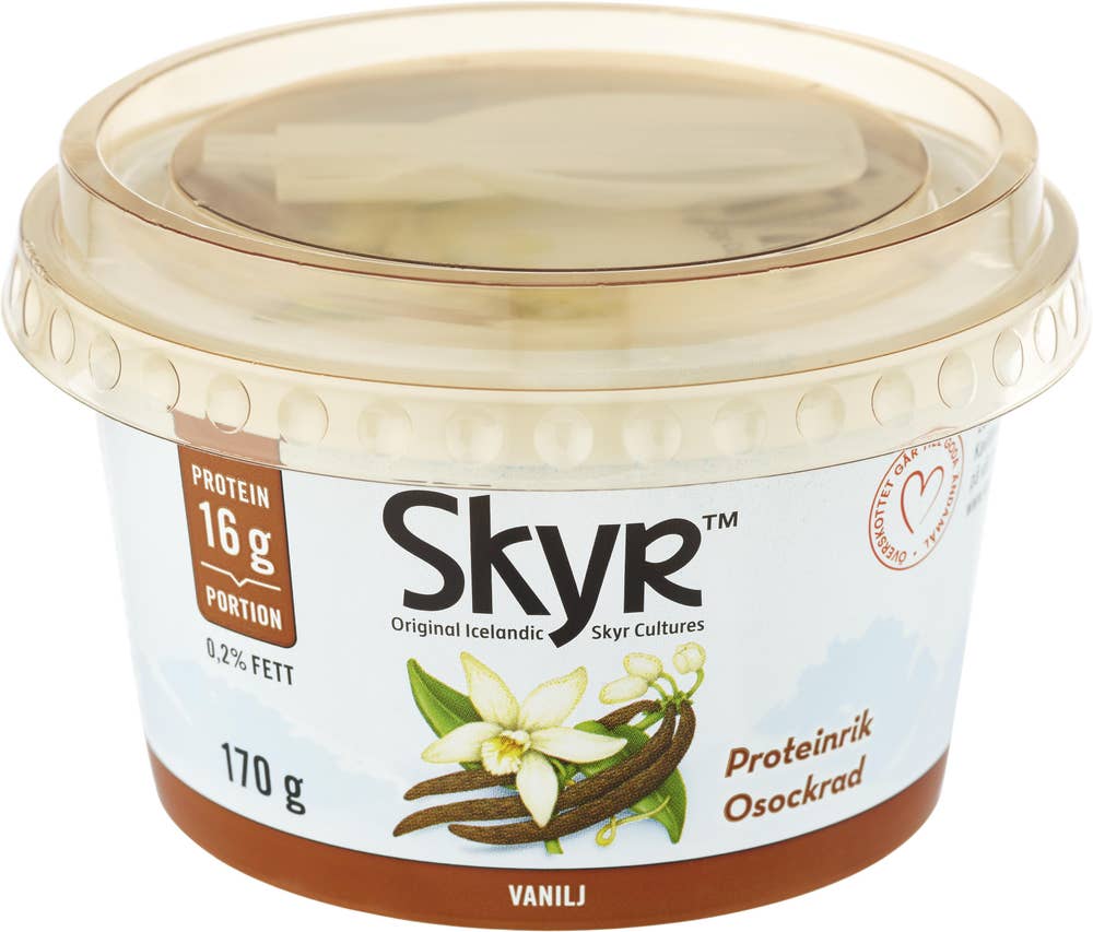 Skyr Yoghurt Vanilj Sockerfri Skyr
