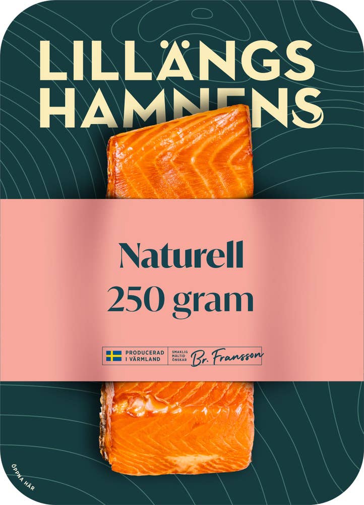 Lillängshamnens Varmrökt Laxfilé Naturell