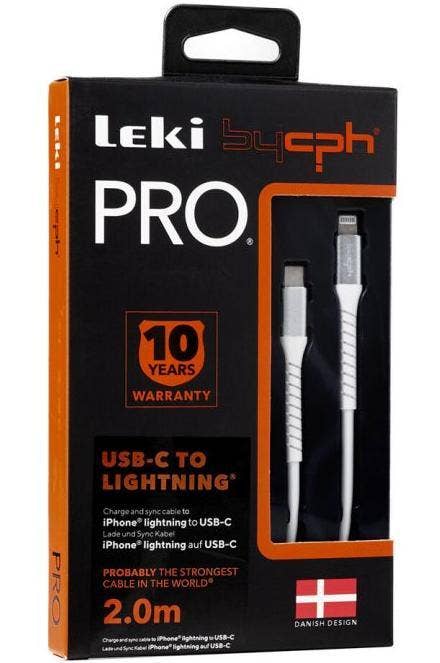 Leki bycph Kabel USB-C till Lightning 2m