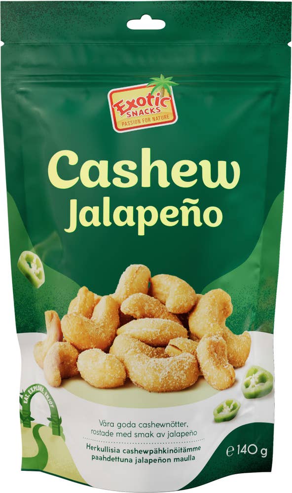 Exotic Snacks Cashew Jalapeño