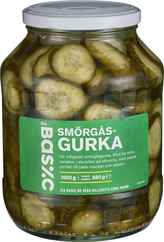 Ej sorterad Smörgåsgurka Ica Basic