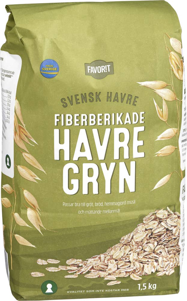 Favorit Fiberhavregryn Favorit