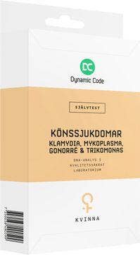 Dynamic Code Könssjukdomar Kvinna, Test med självprovtagning, 1 st