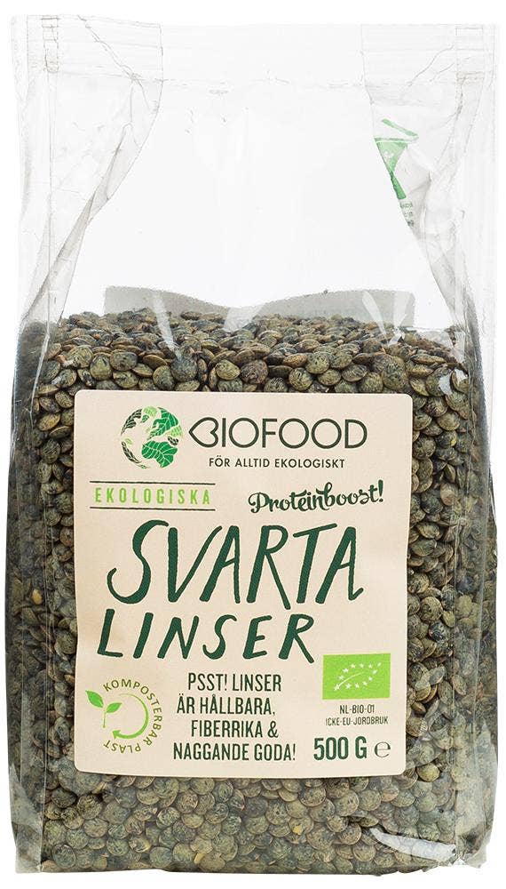 Biofood Linser Svarta EKO