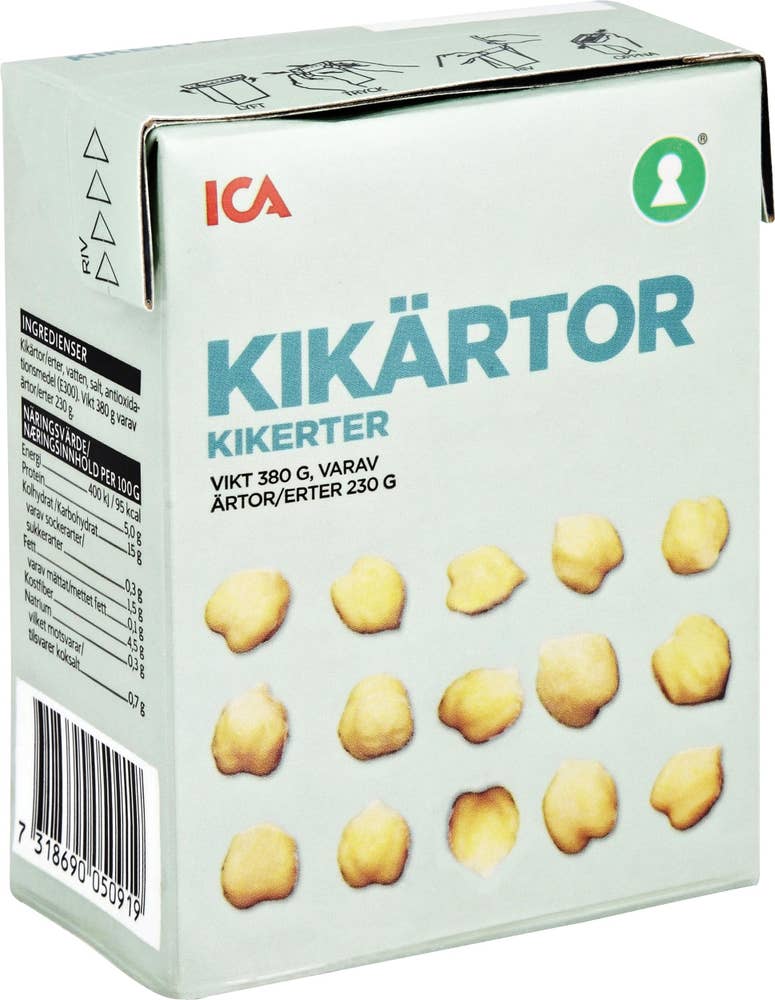 Ej sorterad Kikärtor Ica