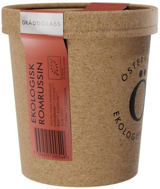 Österhagen Glass Gräddglass Romrussin EKO