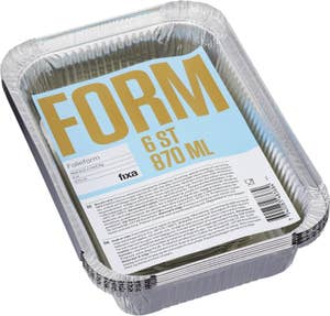 Fixa Aluminiumform med Lock 870ml