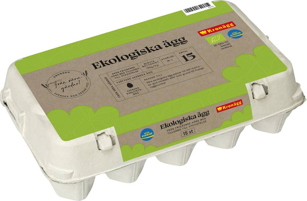Ägg EKO Frigående M/L 795g