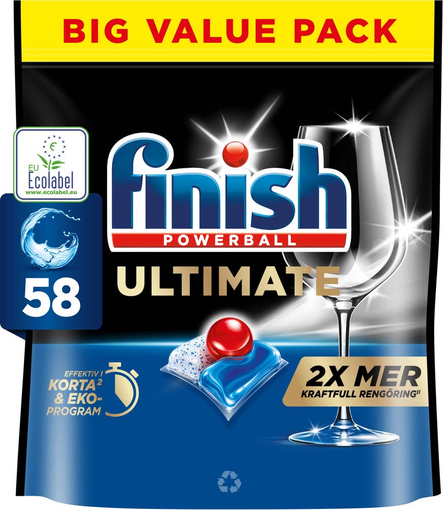 Finish Maskindisktabletter Ultimate All in One Storpack