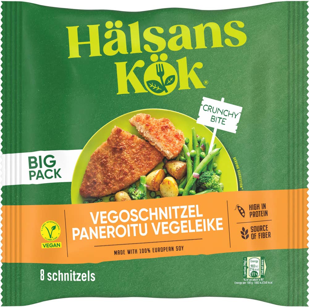 Hälsans Kök Schnitzel Plant-Based Fryst