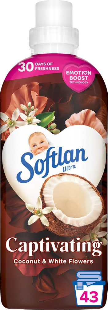 Softlan Sköljmedel Coconut & White Flower