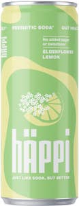 hÄppi Prebiotisk Läsk Fläder & Citron Utan Tillsatt Socker