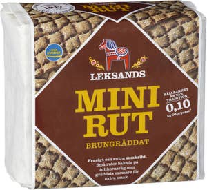 Leksands Knäckebröd Mini-Rut Brungräddat