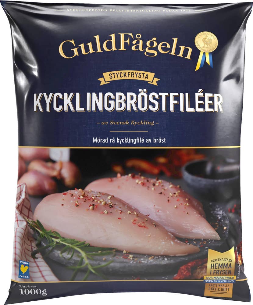 Guldfågeln Kycklingbröstfilé Fryst