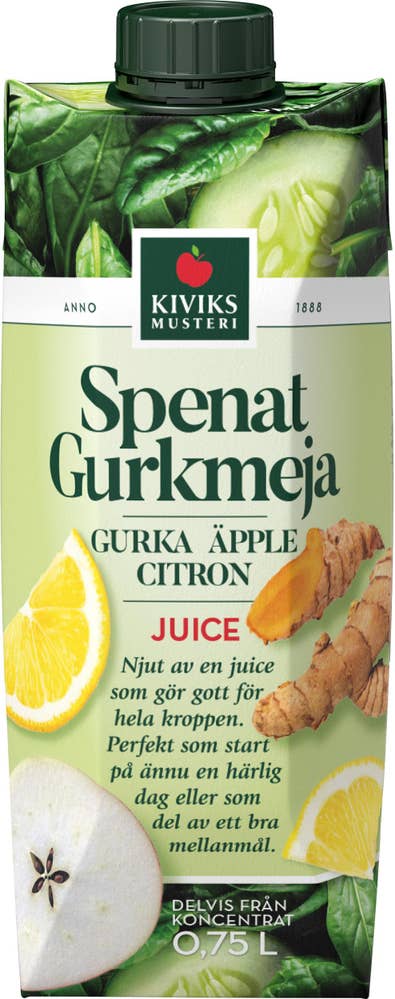 Kiviks Juice Spenat & Gurkmeja Kiviks