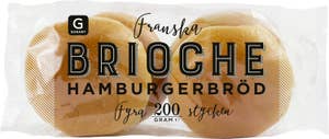 Hamburgerbröd Brioche 4-p