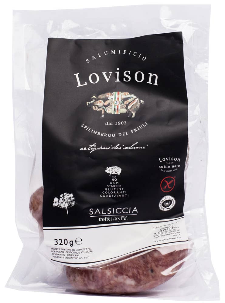Lovison Salsiccia Tryffel 4x75g