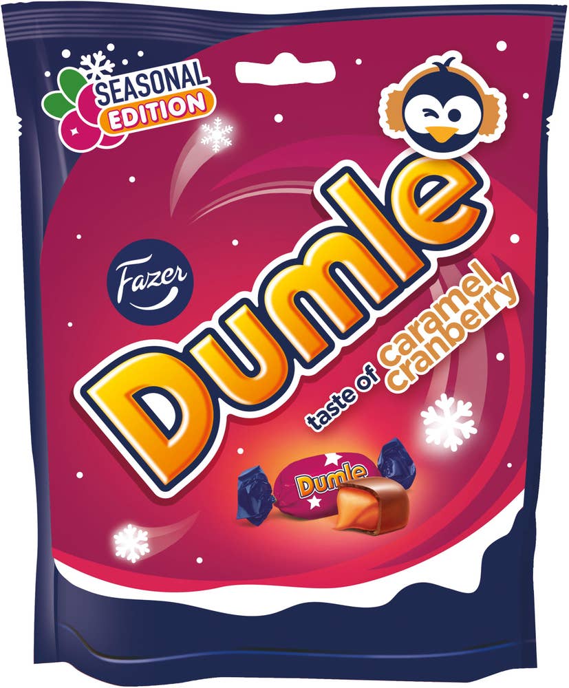 Fazer Konfektyr Dumle Caramel Cranberry Fazer