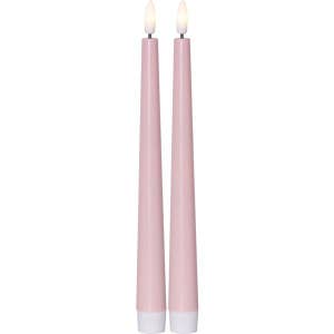 Star Trading Antikljus LED Flamme Candy Rosa