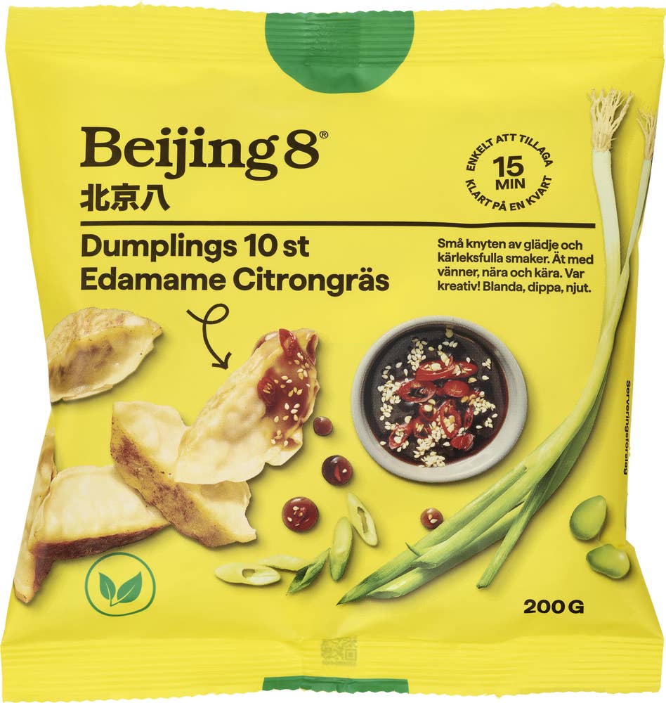 Beijing8 Dumpling Edamame & Citrongräs Fryst 10-p