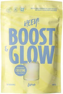 Heey! Boost & Glow Creatine + Coll-egan® Lemon 50 portioner