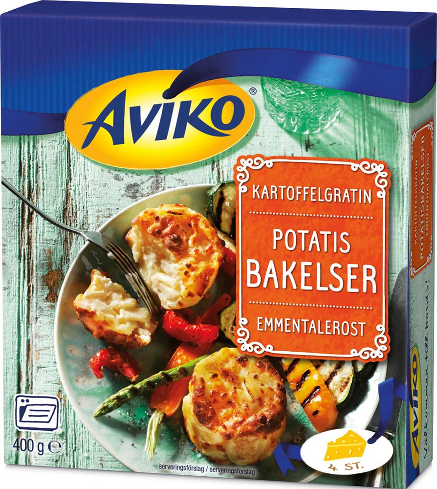 Aviko Potatisbakelser Emmentalerost Fryst Aviko