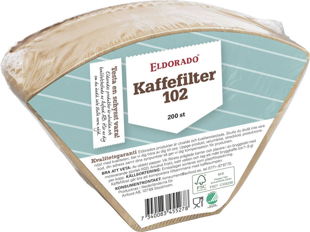 Eldorado Kaffefilter 102 Bruna