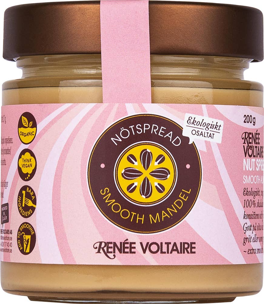 Renée Voltaire Nötspread Smooth Mandel EKO Renée Voltaire