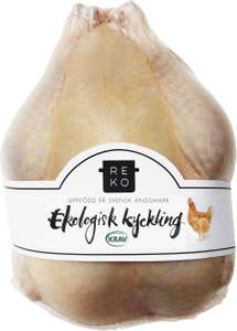 Reko Kyckling Hel Fryst EKO/KRAV