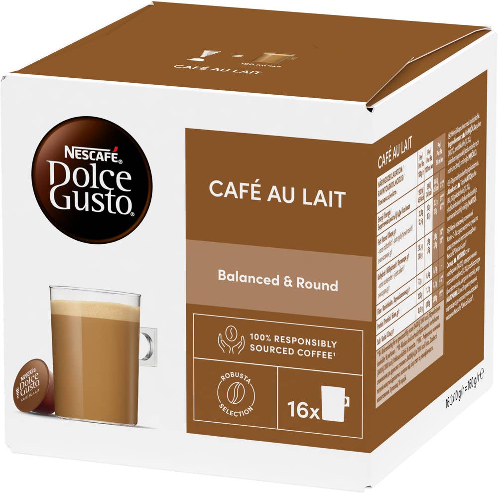 Dolce Gusto Café Au Lait Kaffekapslar