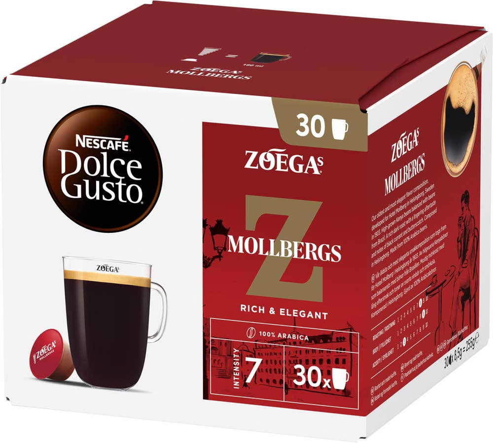 Dolce Gusto Zoegas Mollbergs 7 Kaffekapslar