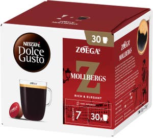 Dolce Gusto Zoegas Mollbergs 7 Kaffekapslar