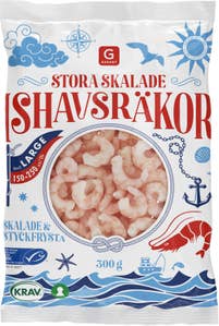 Stora Ishavsräkor Skalade KRAV/MSC Frysta