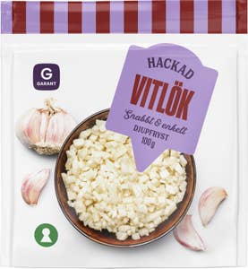 Garant Vitlök Hackad Fryst
