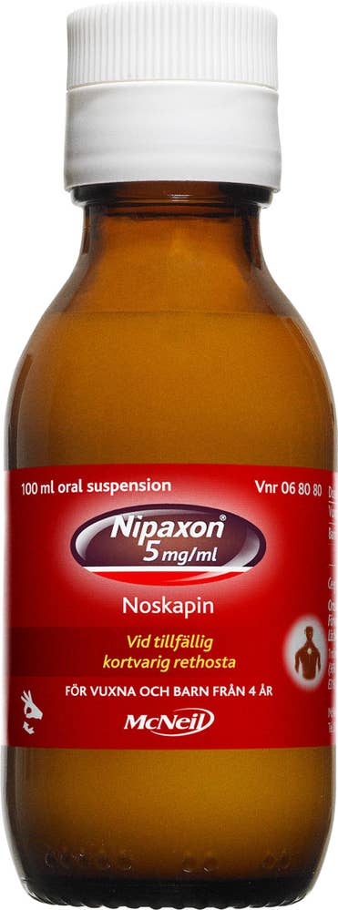 Nipaxon 5 mg/ml, Noskapin, oral suspension,
