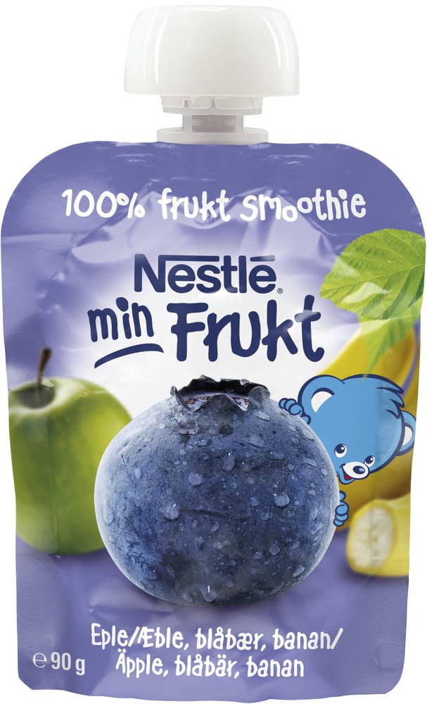 Nestlé Smoothie Äpple, Blåbär & Banan 6M