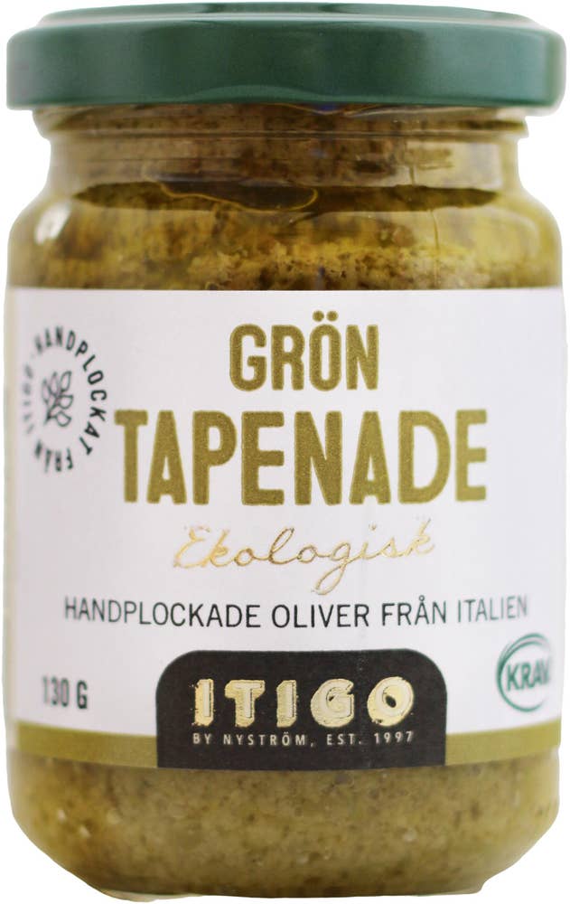 Itigo Tapenade Grön EKO/KRAV 130g Itigo