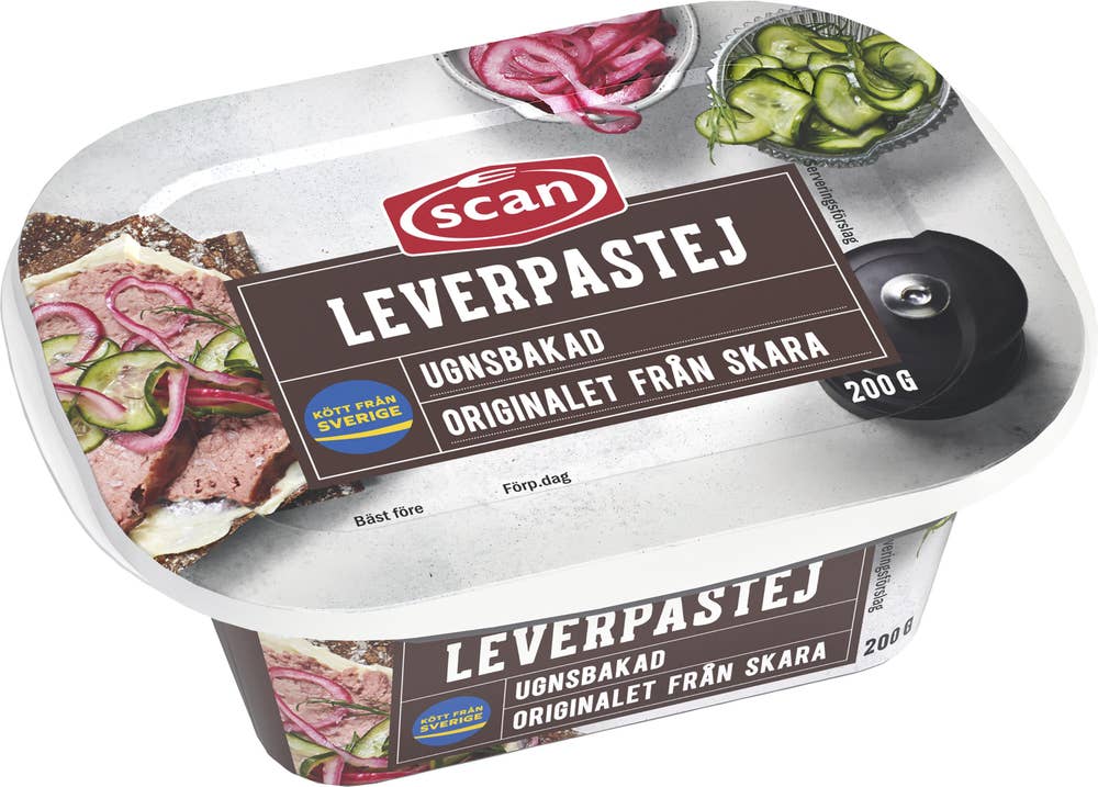 Scan Leverpastej Ugnsbakad Bredbar