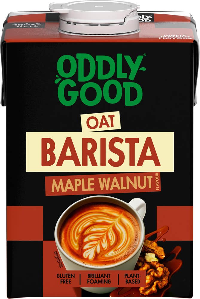 Oddlygood® Barista Maple Walnut Havredryck Glutenfri