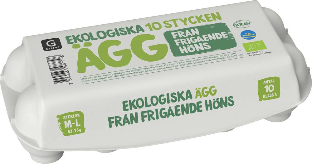 Garant Eko Ägg Frigående M/L EKO/KRAV