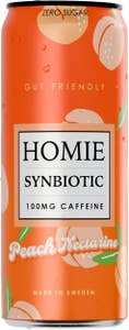 Homie Synbiotic Peach Nectarine Zero Sugar