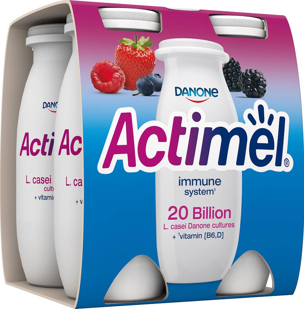 Actimel Drickyoghurt Skogsbär 1,5% 4x Actimel
