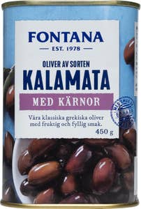 Fontana Kalamata Oliver med Kärnor