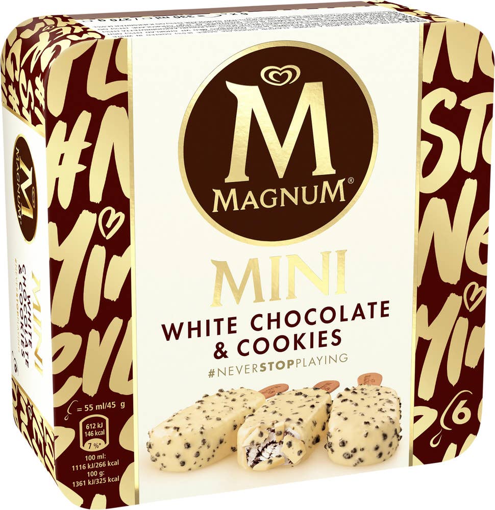 Magnum White Chocolate & Cookies 6x Magnum
