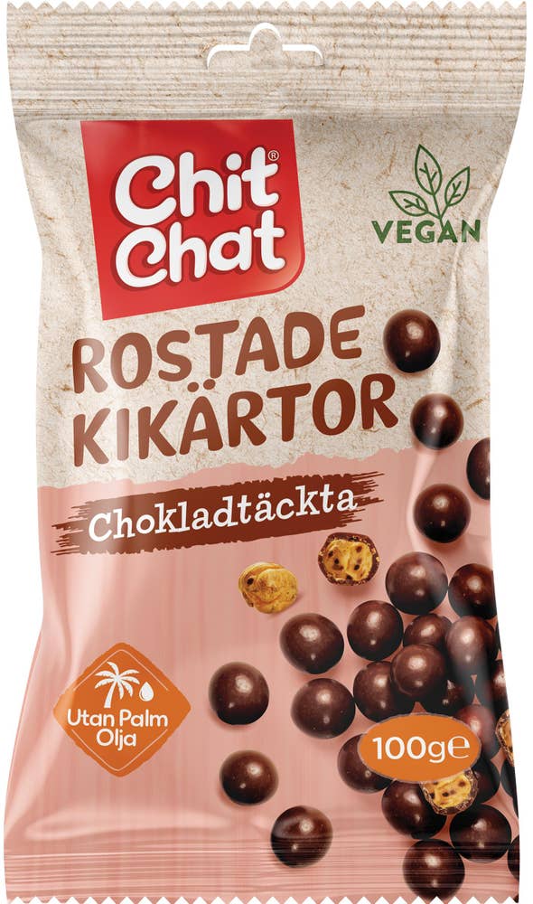 Chitchat Chokladtäckta Rostade Kikärtor