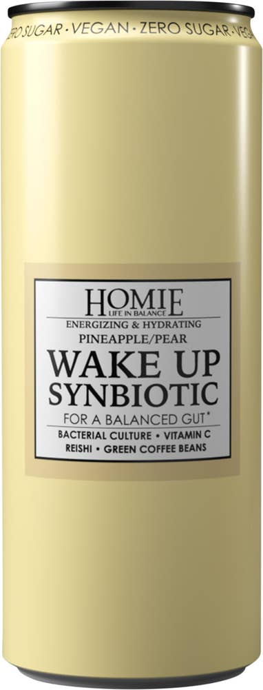 Homie Wake Up Synbiotic Pineapple Pear