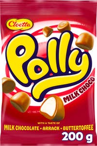 Cloetta Polly Mjölkchoklad Röd