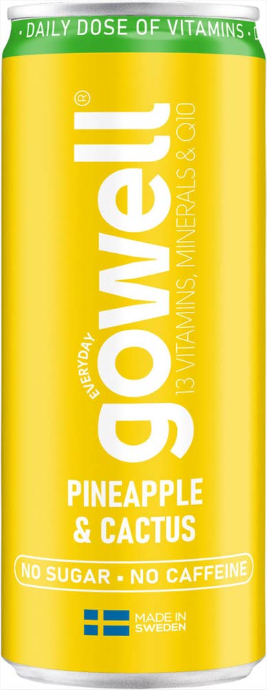 Gowell Funktionsdryck Ananas & Kaktus Sockerfri