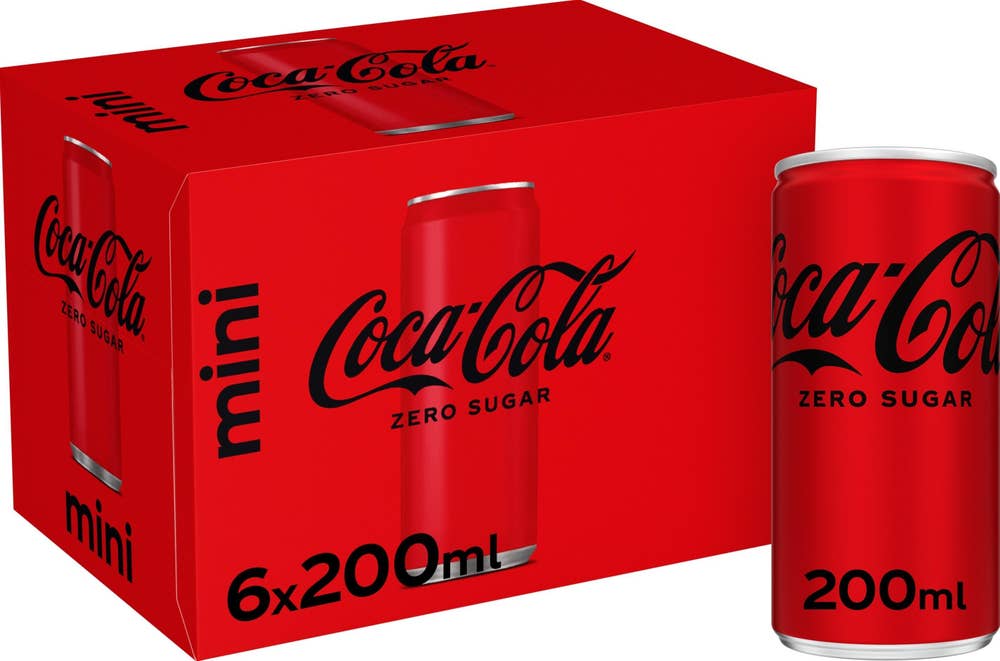 Coca-Cola Zero Mini 6x20cl