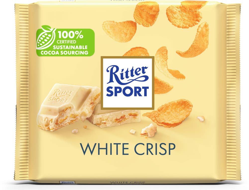 Ritter Sport Vit Choklad Crisp 100g Ritter Sport